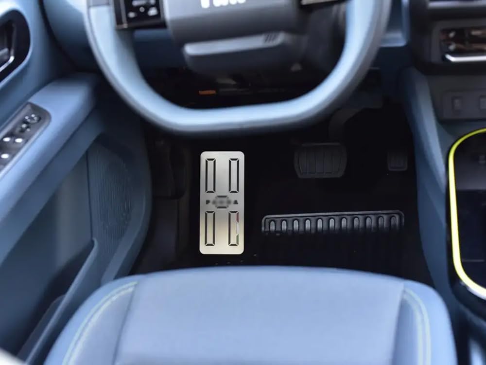 Fußstütze aus Stahl für Grande Panda | 1 Stück Elektrische Benzin Electric Pop Icon La Prima (Rot) Turbo 100 Zubehör Tuning