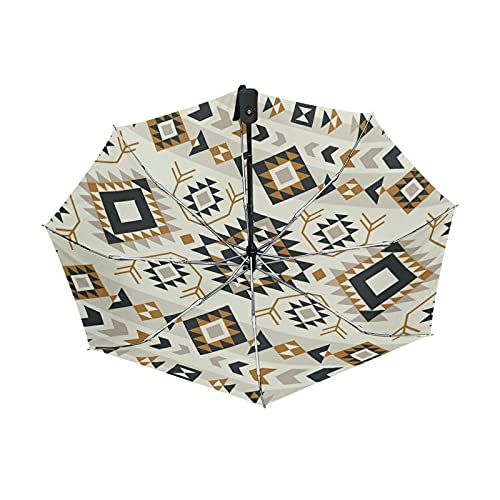 Parapluie pliable automatique Poeticcity ethnique compact anti-UV