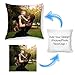 Coussin Personnalisé Carré Oreiller Personnalise Photo Coussin Personnalisé Housse De Coussin Personnalisée Imprimée Recto-Verso Tout Texte Et Image Taies d'oreiller Personnalisées Cadeaux Uniques