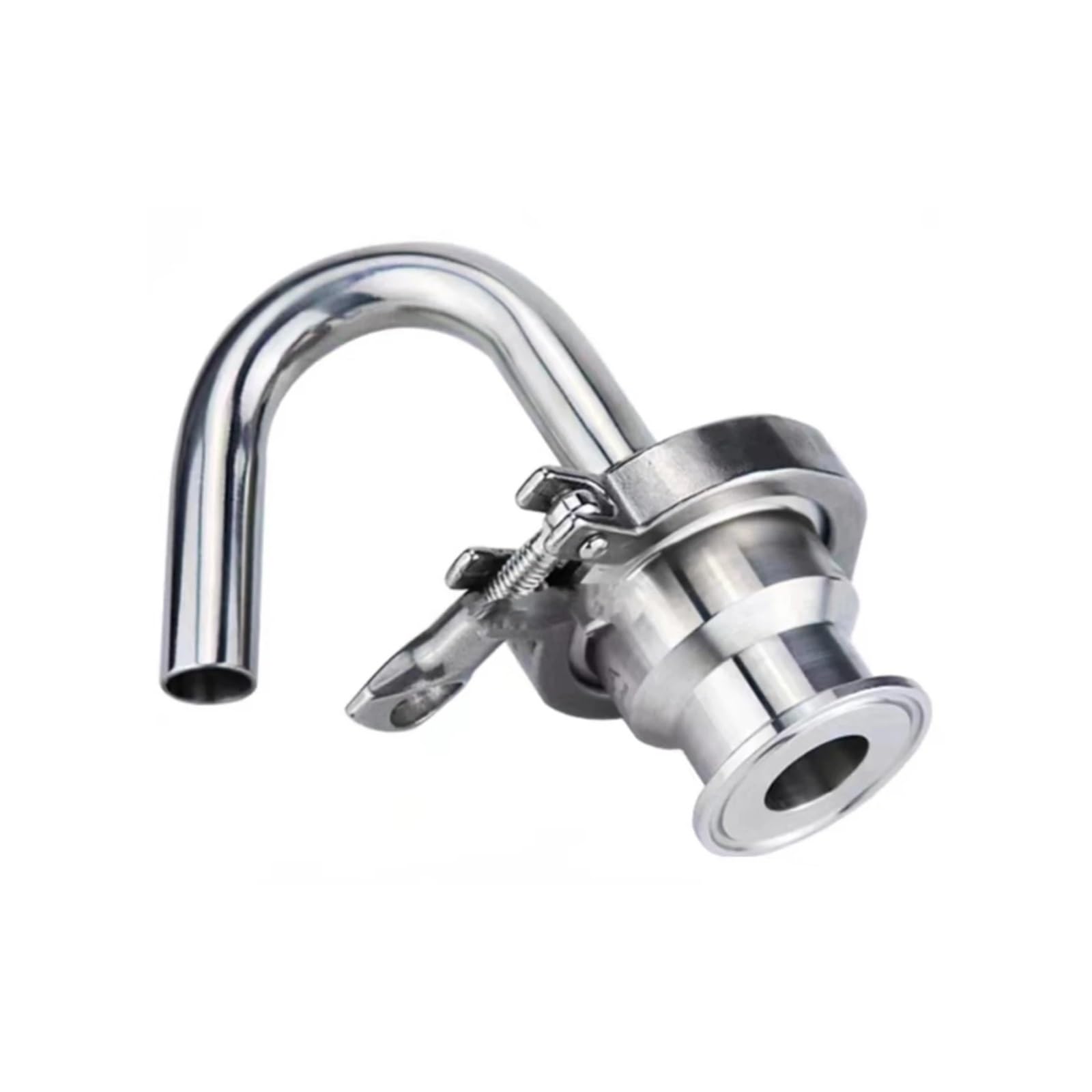 IGOQTHSQE 3/4" Clamp OD 50.5mm Exhaust Valve Floating Ball Tri-Clamp Stainless Steel 316