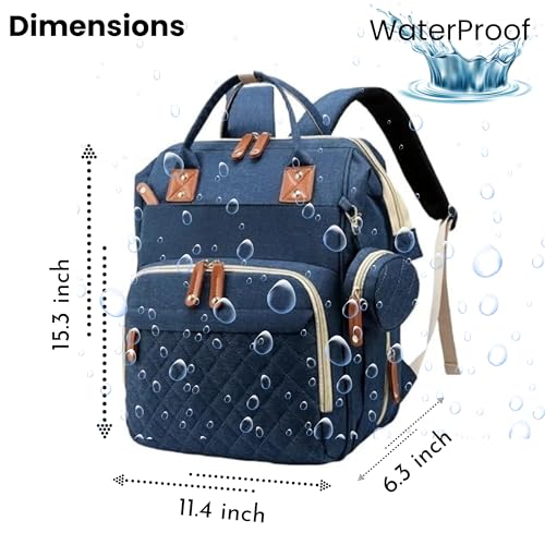 Image of Aavjo , Baby Diaper Bag for Mother, Maternity Backpack, Baby Travel Bag, Waterproof Diaper Pouch
