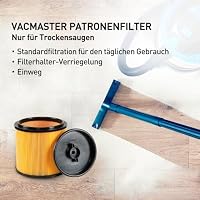 Vacmaster - Einwegpatronenfilter für Nass- und Trockensauger von 15 bis 60 l – Ansicht 4
