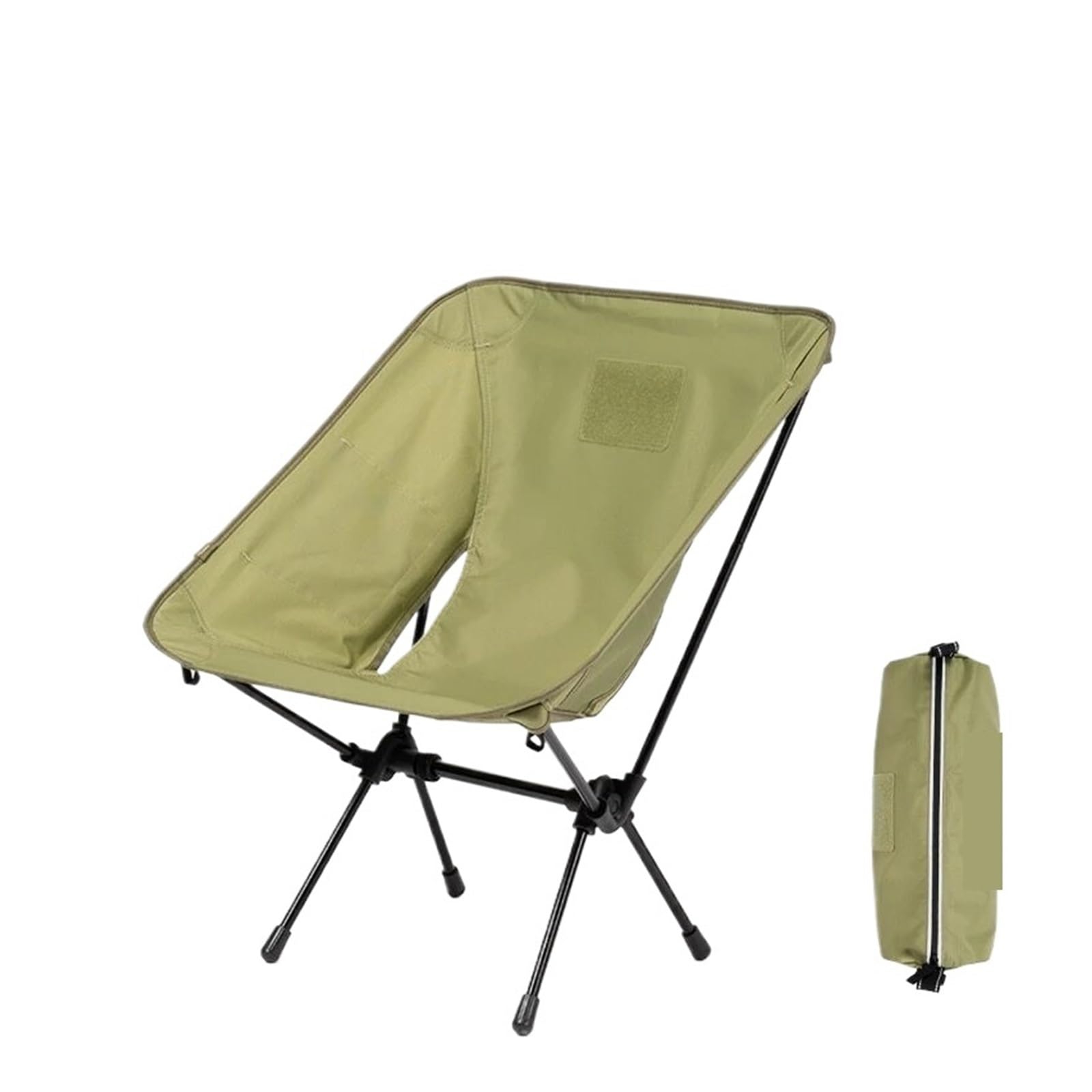 Chaise pliante de camping légère et portable olive pour le plein air