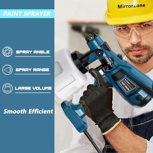 Mirrorzone CN-6000 Paint-Sprayer-1000W-High-Power-Electric-Spray-Paint-Gun 1400Ml High Capacity Container Easy To Clean thumb #1