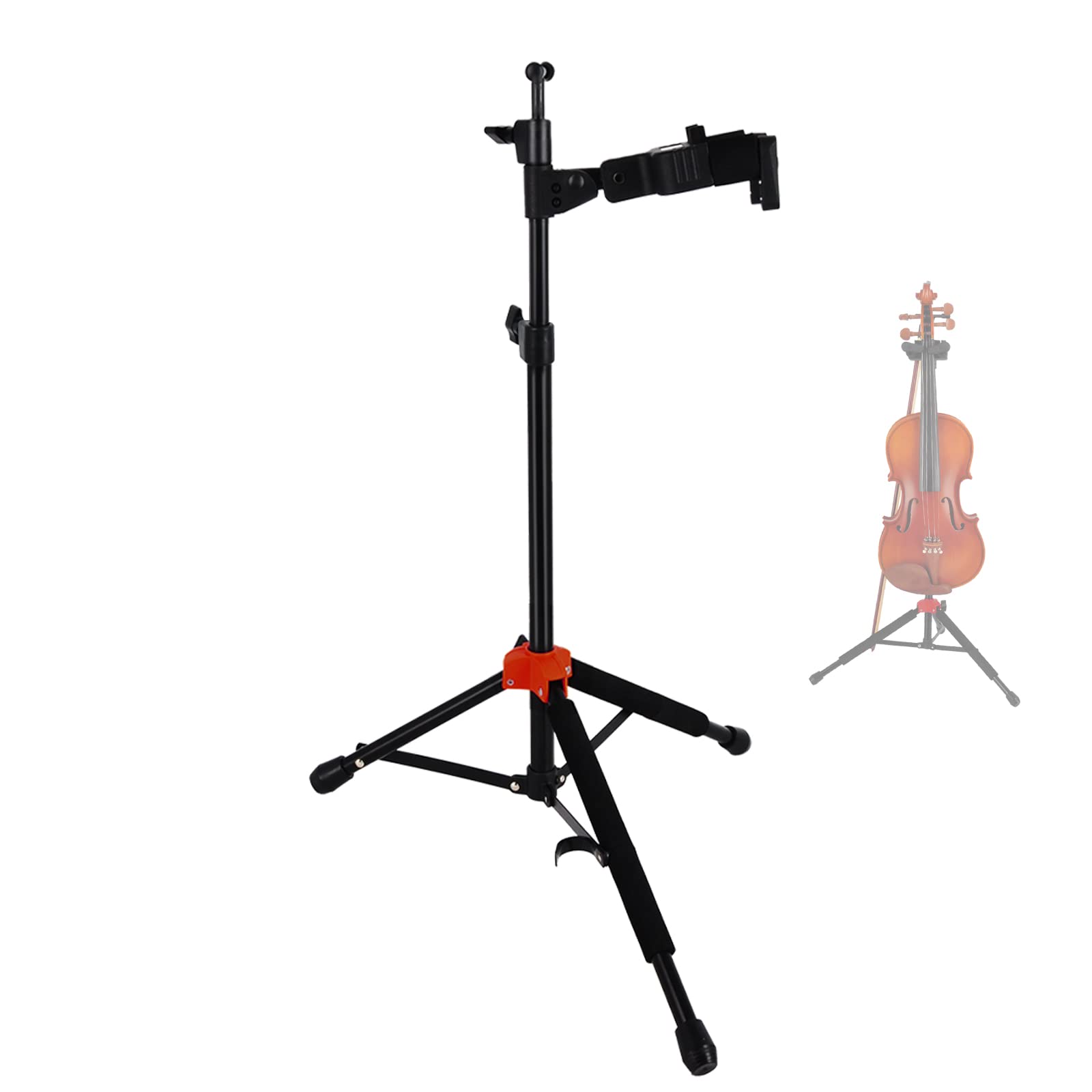 Buy ROWELL Violin Stand with Bow Holder Viola Stand Portable Violin