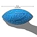 Nerf Dog Tire Squeak Football Outdoor Dog Toy, 6 Inch Dog Football Squeaking Toy for Medium and Large Breeds, Blue