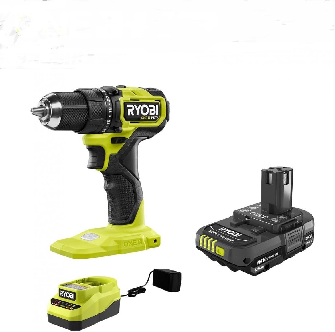 RYOBI18V ONE+ HP Compact Brushless 1/2" Drill/Driver Kit with Battery & Charger