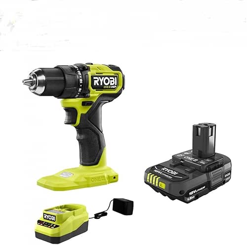 RYOBI 18V ONE+ HP Compact Brushless 1/2" Drill/Driver Kit With