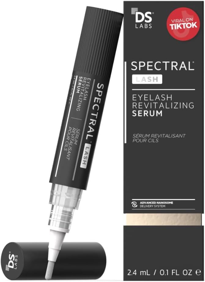 DS Labs Spectral.LASH Eyelash Conditioning Serum - Supports Longer, Fuller, Thicker, Looking Lashes, Safe for Lash Extensions, Oil-Free, Paraben & Sulfate Free, Cruelty Free