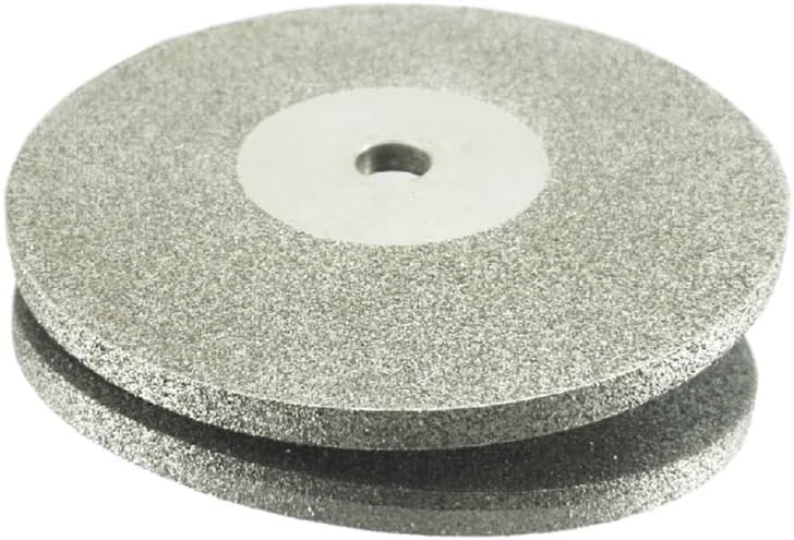 XLJP 1PC Double Sided Diamond Disk 45Grits -1000Grit Lapidary Diamond Grinding Disc Wheel Diameter 100MM Rotary Rotary Abrasive Tools(800 Grit)