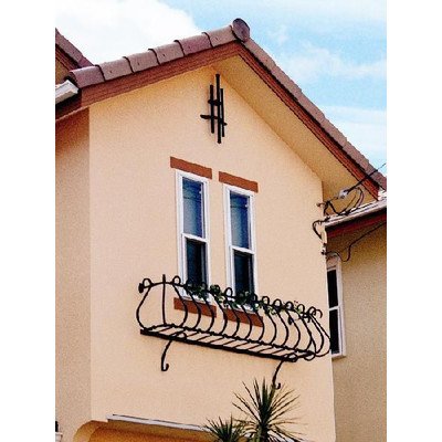 Amazon | 妻飾り IT4707 グラファイトブラック シンボル アイアン風壁