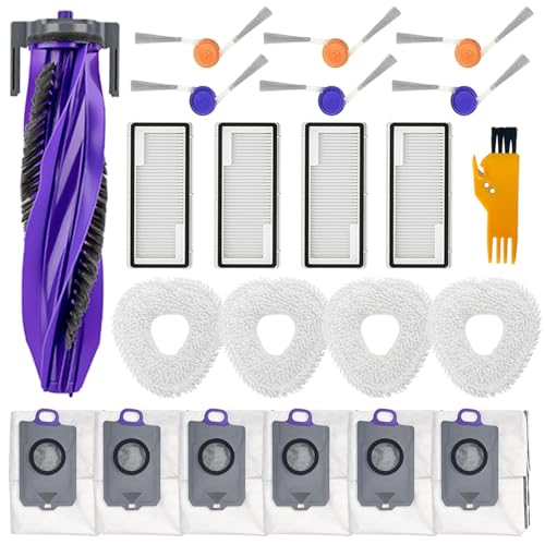 Image of Accessories for Narwal Freo Z10 / Freo Z10 Ultra Robot Vacuum Cleaner | 1 Main Brush, 4 Filters, 4 Mop Pads, 6 Side Brushes, 6 Dust Bag, Freo Z10 Replacement 22 Pcs
