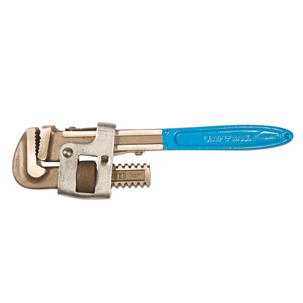 AGRICO Tata 10 Inch Pipe Wrench | Chrome Vanadium Steel Stillson Type Adjustable Spanner with Anti Slip Grip Handle | Heavy Duty Tool for Plumbing, Industrial, Workshop & Home Repair Use | Pack of 1