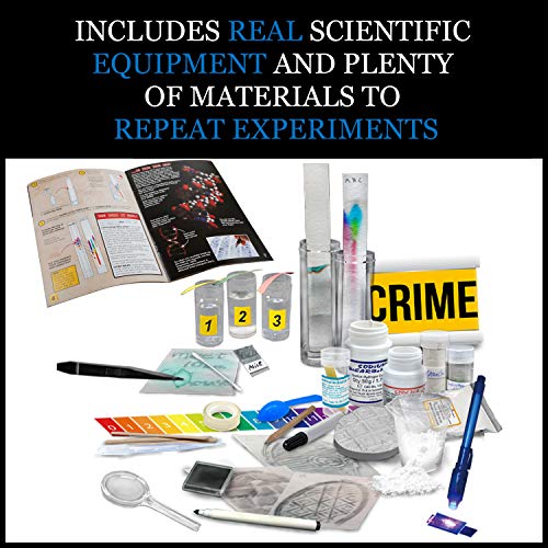 Wild Environmental Science Forensic Science Lab - Crime Scene Science Kit - Ages 8+ - Examine Crime Scenes And Learn Real Forensic Biology #TOP1