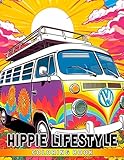 zara vestidos hippies  Hippie Lifestyle Coloring Book: 30 unique illustrations related to the hippie lifestyle in a coloring book, perfect for both kids and adults as a gift.