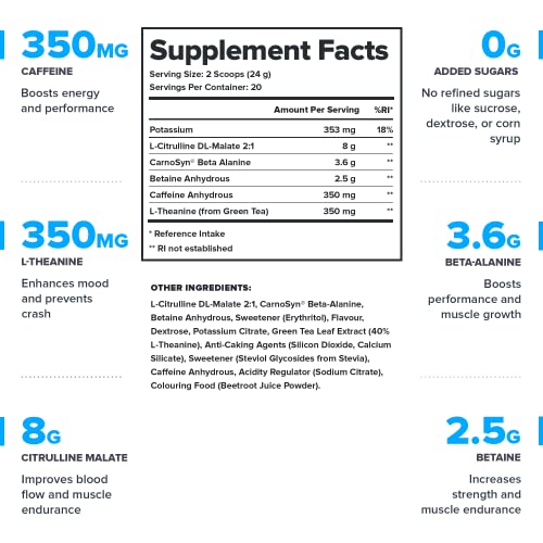 image for LEGION Pulse Pre Workout Supplement - All Natural Nitric Oxide Prework