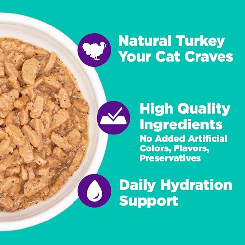 Image of Wellness Complete Health Grilled Adult Canned Wet Cat Food, Natural, Protein Rich, Grain Free, Turkey Dinner Recipe, 3 oz, Pack of 12 Cans