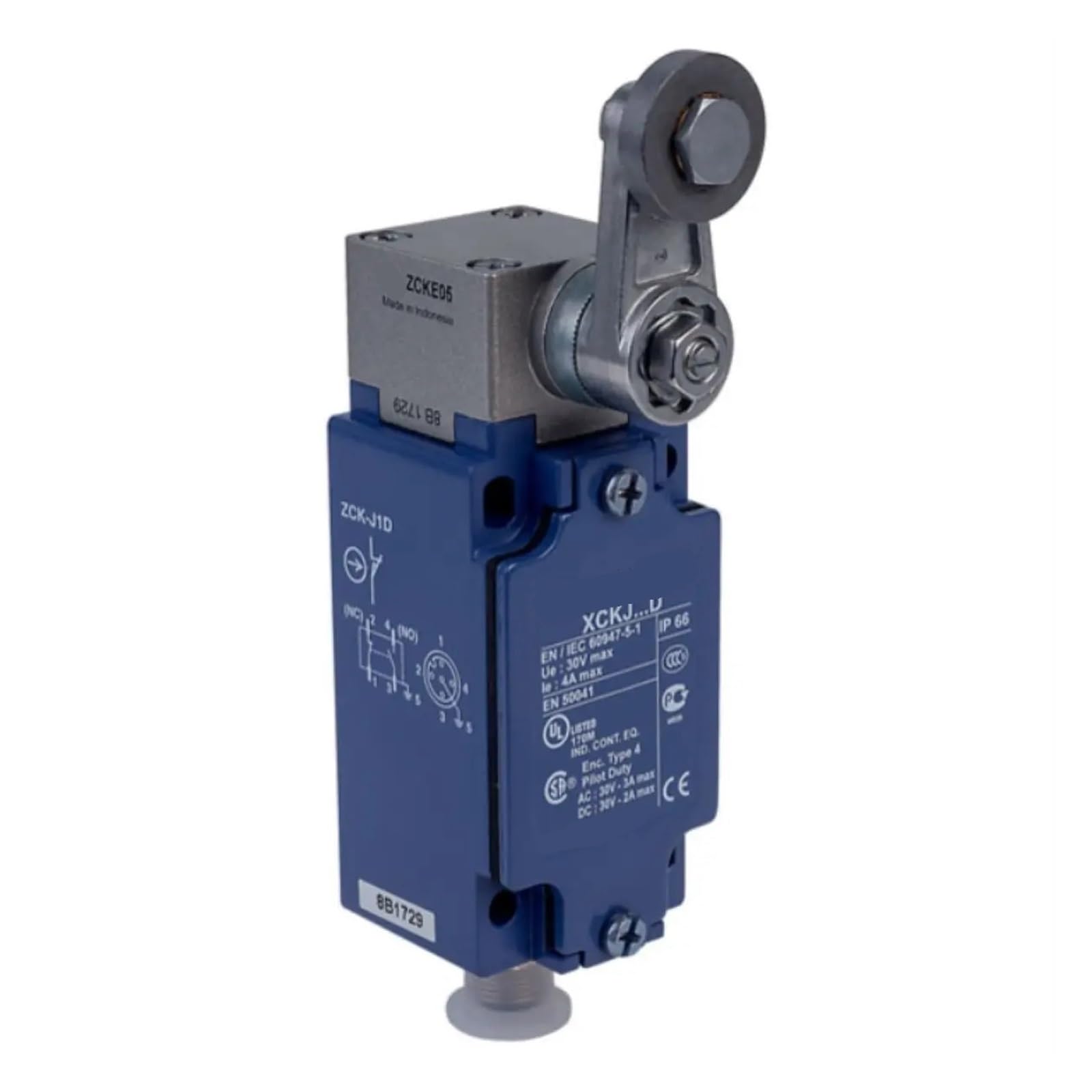 YMUGUEGH XCKJ10513D Rotary Lever Snap M12 Limit Switch