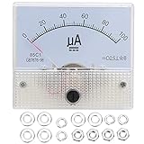 Amperometro Analogico 85C1 DC 0~100UA Tipo di Puntatore Amperometro Strumento di Misurazione del Misuratore di Corrente Analogico