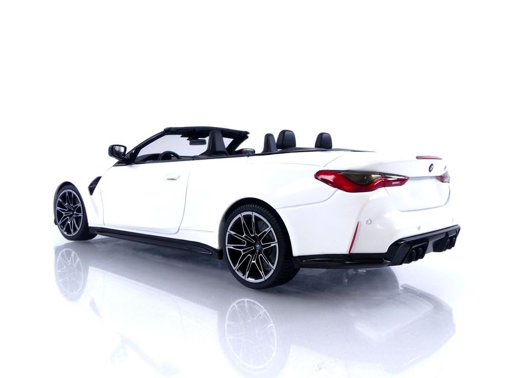 Minichamps BMW M4 Cabriolet 2021 Blanche 1/18 - Modèle Miniature En Prévente