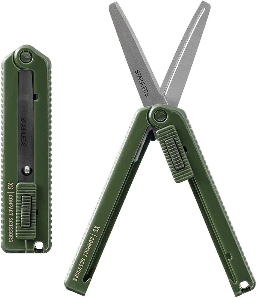 Amazon | ミドリ ハサミ XS コンパクトハサミ グリーン 49091006