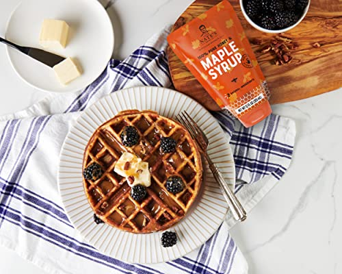 Nate's Honey Maple Syrup - 10.75 Oz Sustainable Pouch - Pure Honey And Real Maple Syrup - All-Natural Topping For Waffles And Pancakes - Kid-Approved Taste #TOP7