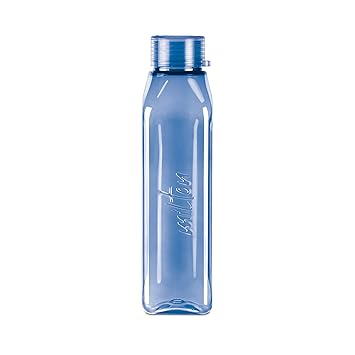 MILTON Prime 1000 Water Bottle, 1 Litre, Reusable Plastic Fridge Bottle, BPA Free and Leak Proof Bottles for Travel, Work, Pack of 1, Blue - image, photos