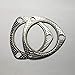3" 3 Bolt MLSG High Temp Exhaust Gasket w/SS Fire Ring (Qty 2)