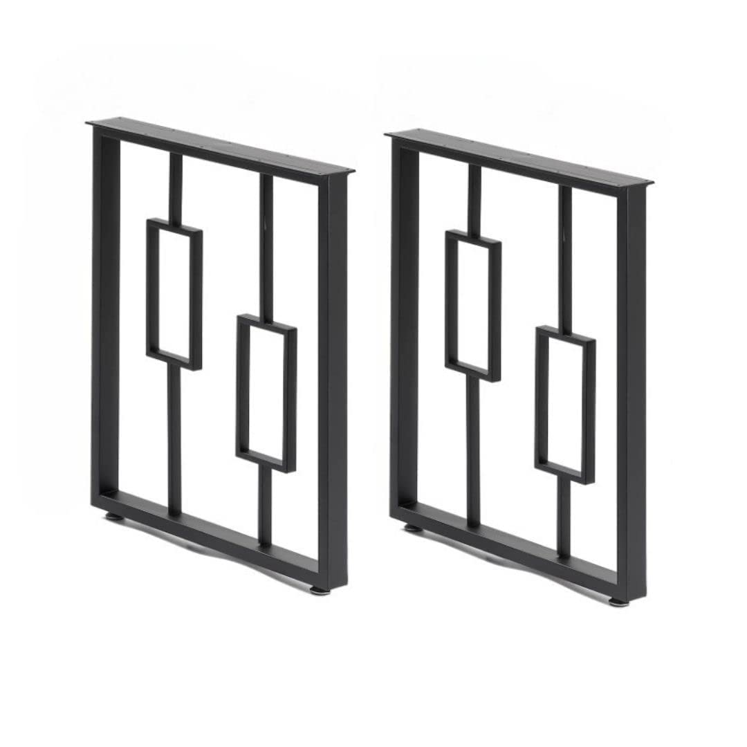 PRAMUKH FASHION Metal Table Legs DIY Furniture Legs Black Dining