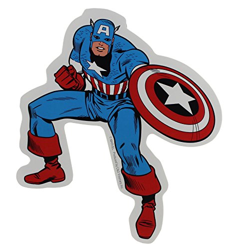 Licenses Products Marvel Comics Retro Captain America Sticker