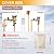 Cholila Cover Backflow Preventer Cover Insulated (5?F) with Thicker 7 Layers Fabric - 16"W x 20"H with Aluminum Foil Backflow Cover for Winter Pipe Freeze Protection - Sprinkler Covers for Outside