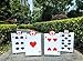 4pcs Queen's Soldiers Big Cards Yard Signs 22.9