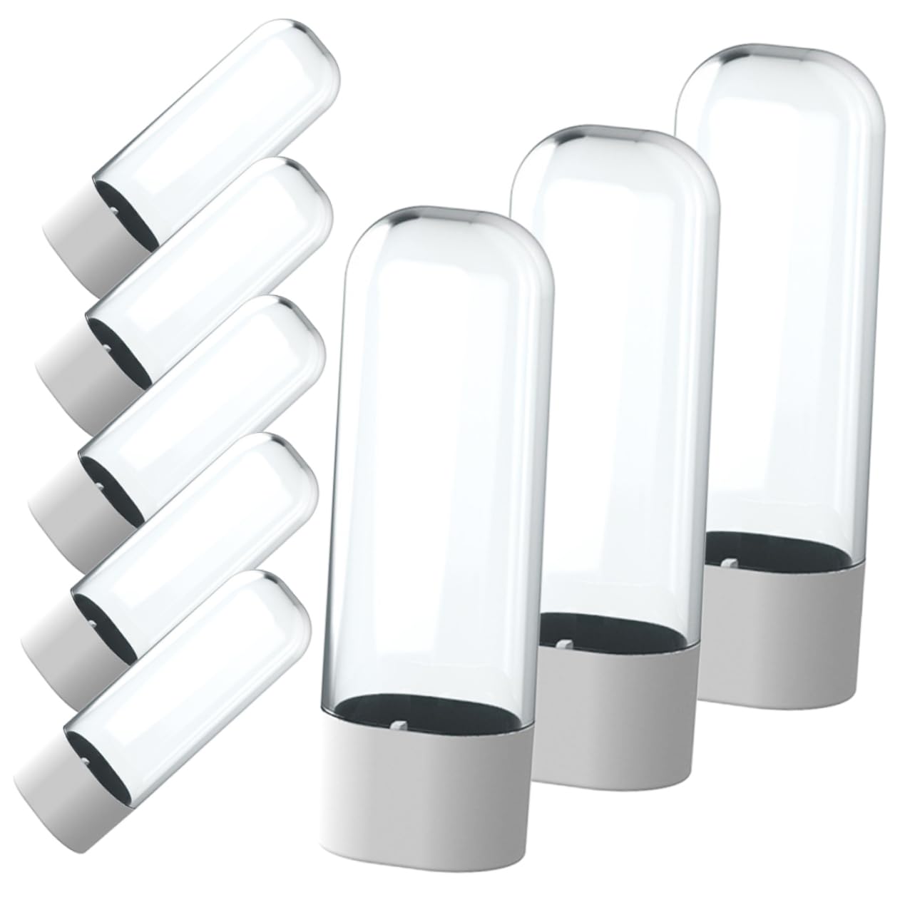 minkissy Lot De 4 Brosses À Dents Électriques Réutilisables Compactes Et Légères Idéales pour Les Voyages Daffaires Et Les Déplacements 8 Pièces X 4