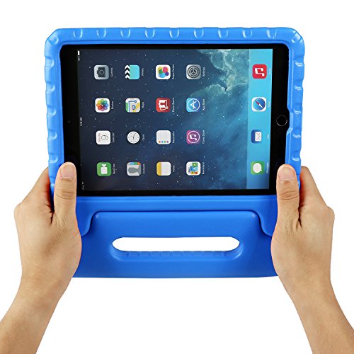 Newstyle Apple Ipad Air 2 Case Shockproof Case Light Weight Kids Case Super Protection Cover Handle Stand Case For Kids Children For Apple Ipad Air 2 (2014 Released) - Blue Color #TOP4