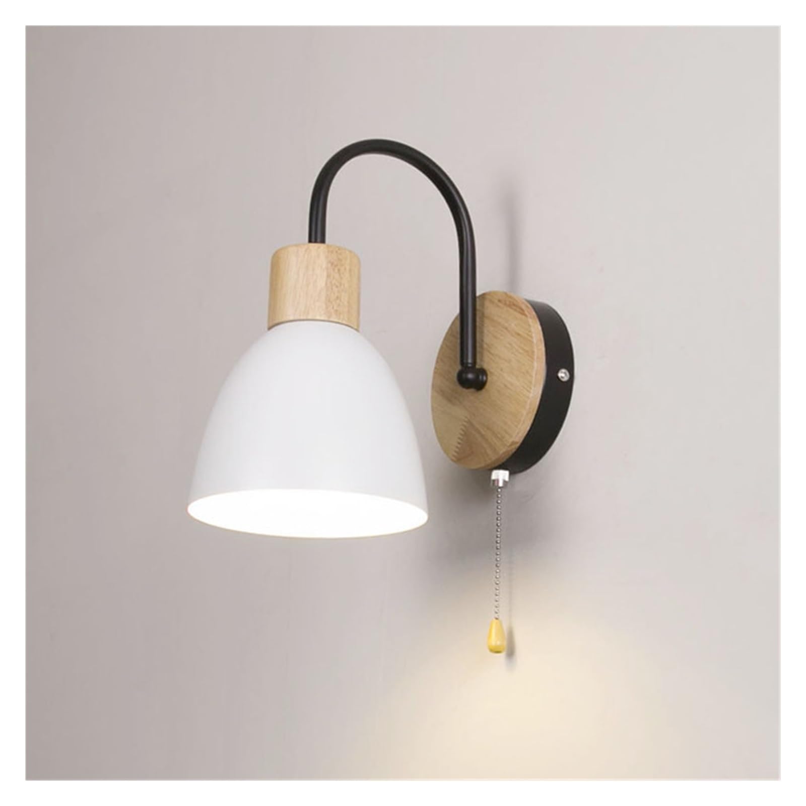 Applique avec interrupteur coque arc lampe lit commande directe - 8