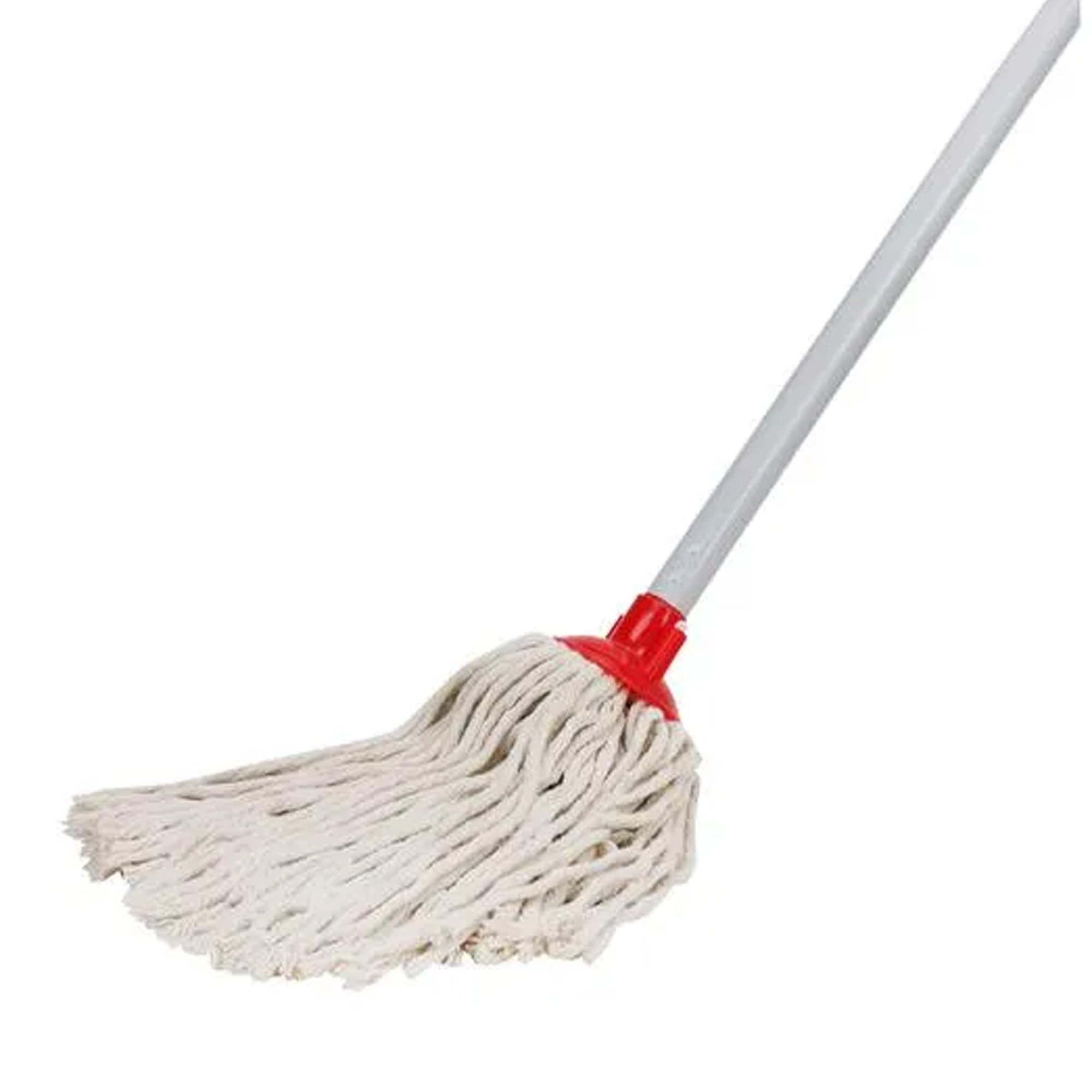 Sulfar Classic Cotton Floor Mop with Stick Super Absorbent, Universal Thread Handle, Red & White Design, 10 x 6 x 153 cm | Durable and Easy to Maneuver | Ideal for Home and Commercial Use (B0C6H3FHS4) Amazon Price History, Amazon Price Tracker