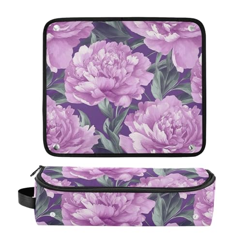 Bolsa organizadora 2 en 1 para herramientas de cabello resistente al calor miniatura 3