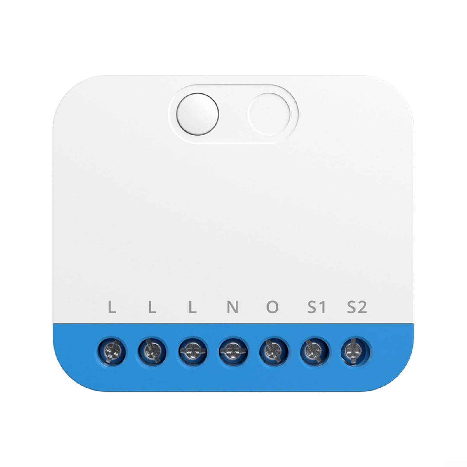 Interruttore Smart Dimmer MINI-ZBDIM con misurazione dell'energia in tempo reale, protezione da surriscaldamento, telecomando per Alexa e Google Assistant, 220-240 V, 400 W, bianco