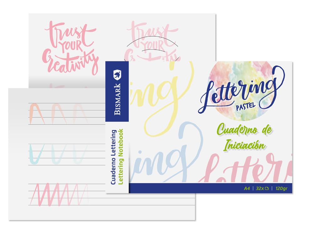 CAJA DISCOVER BOX SET LETTERING PAPELERIA PASTEL Bismark