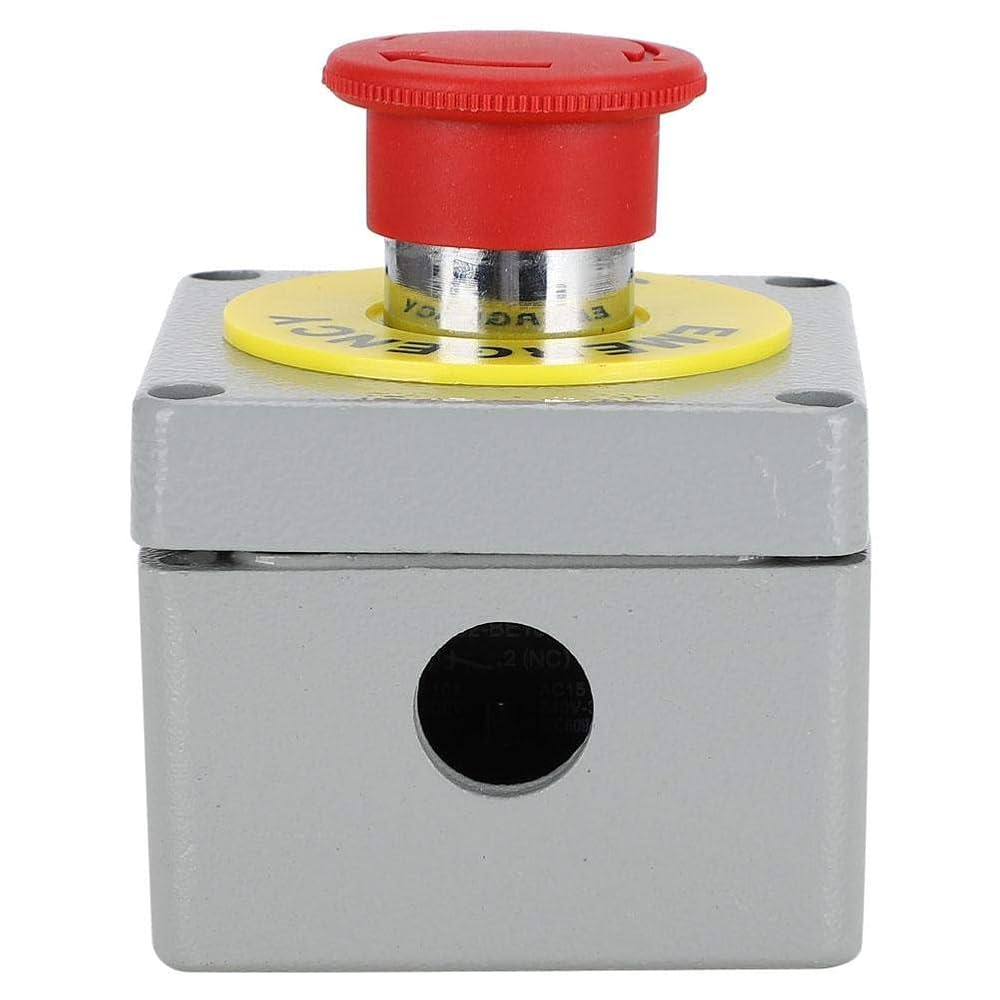 Amazon.co.jp: Switch Box Emergency Stop Push Button Switch