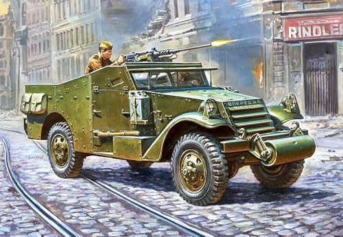 Blindados de Carrier M-3 modelo de alta fidelidad Zvezda 3519 para colecci&oacute;n