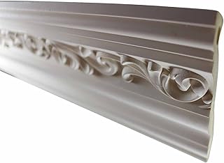 Renovators Supply Zoe Cornice Ornate White Urethane 94