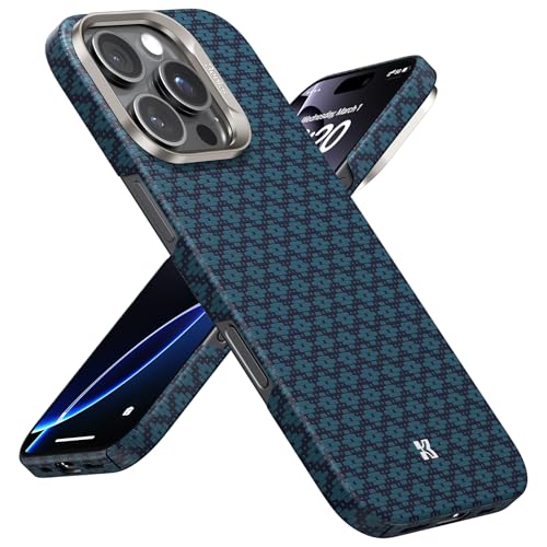 BENKS iPhone 16 Pro �P�[�X Magsafe�Ή� ArmorAir ArmorGrid �E���g���X���� & �y�� �~�j�}���X�g�P�[�X �f���|���P�u���[�A���~�h�@�ې� �A�Y�[���u���[