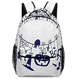 decoracion fiesta de halloween para niños Moda y único: las mochilas personalizadas están impresas con patrones lindos y elegantes. La mochila urbana es popular en la escuela y en la vida diaria.