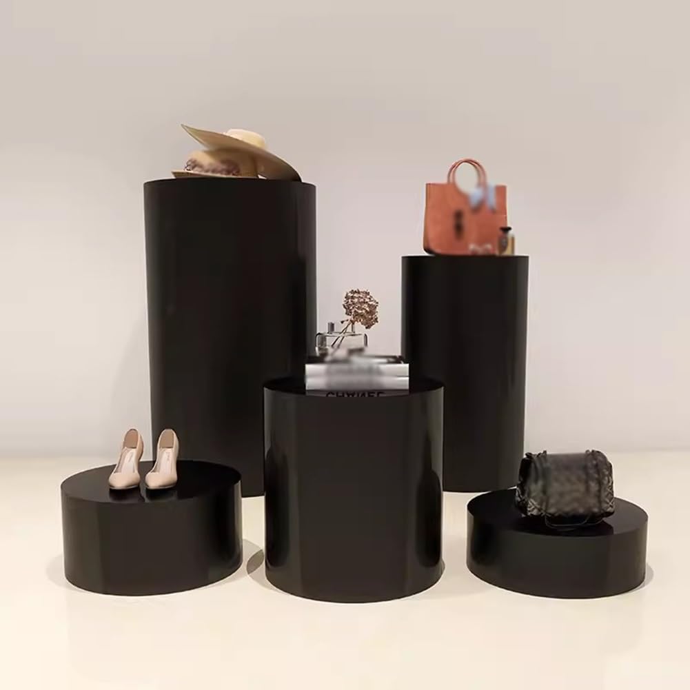 Présentoir rond de luxe pour sac et soulier haut de gamme