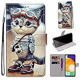 Praktikabilität: Die Samsung Galaxy A13 4G Brieftasche bietet 3 Steckfächer für Ihre notwendige Karten wie Kreditkarten oder Visitenkarten