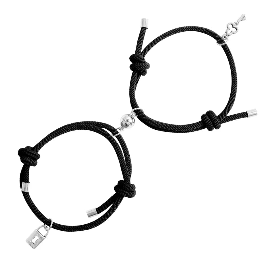 VIEN Unisex-Adult 2Pcs Magnetic Attraction Creative Couples Distance Matching Bracelets/Mutual Attraction Friendship Braided Rope Bracelet (B09TRQG4NB) Amazon Price History, Amazon Price Tracker