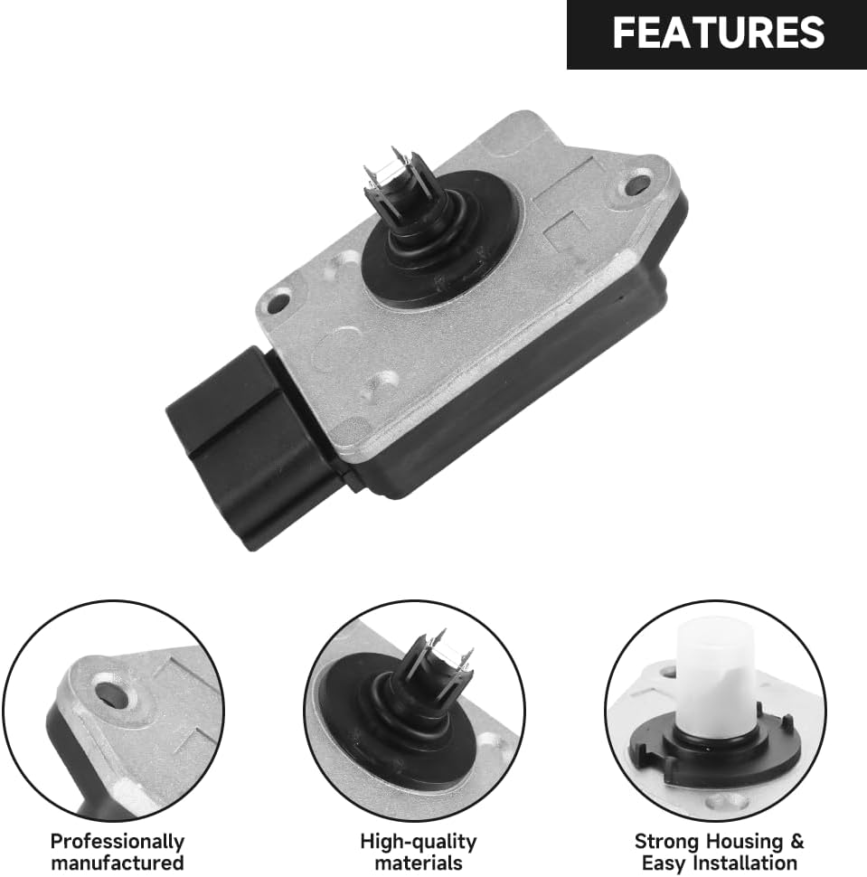 Mass Air Flow Sensor - Compatible for Ford E-150/E-250/E-350/E-350 Super Duty/Expedition/Navigator 8 Cyl 5.4L 1997-1999 (4AT 4R100/4R70W/E4OD) - Replace Part F8LF12B579AA, F8LF-12B579-AA