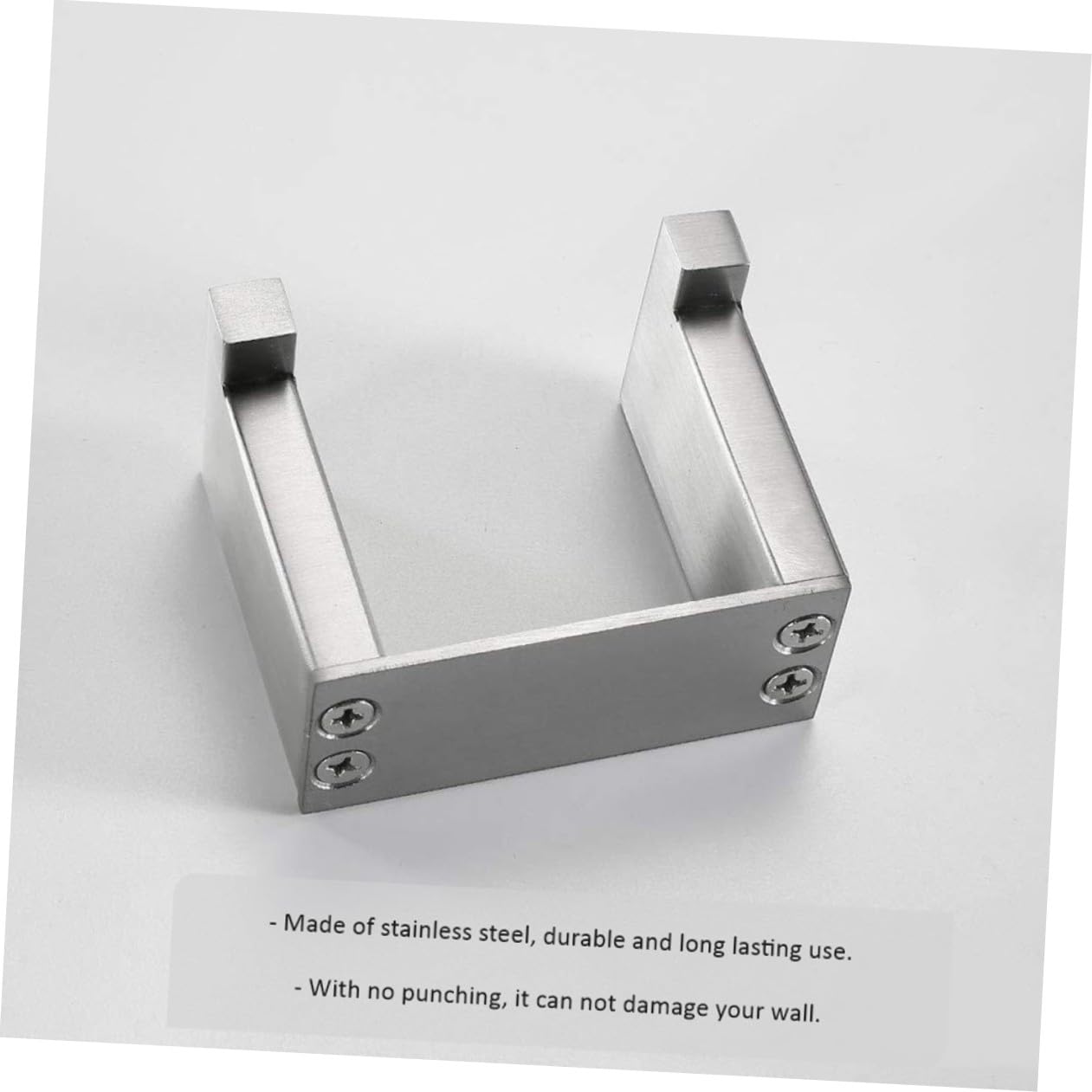 2 Piezas Percha Gancho Colgador De Estilo Moderno Almacenamiento De Toallas Para El Baño Accesorios Para El Baño Manos Abrigo Acero Inoxidable 304