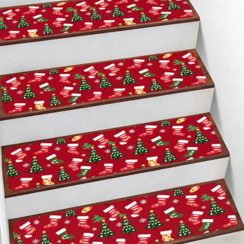 Peldaños antideslizantes Mexpekil de 76x20 cm para evitar resbalones en escaleras de madera 2